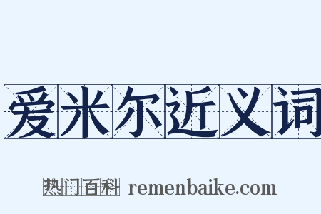 爱米尔近义词是什么意思的图片